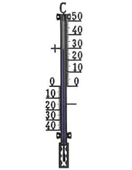 TERMOMETRO DI METALLO PER GIARDINO DIMENSIONI 277X 63MM MAURER