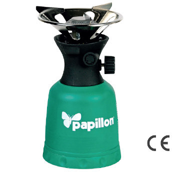 FORNELLO CON 3 SUPPORTI PER CARTUCCE GAS BUTANO DA 190GR PAPILLON