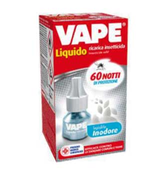 VAPE RICARICA LIQUIDA 60 NOTTI INODORE PER OGNI DIFFUSORE ELETTRICO