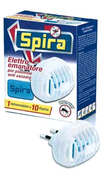 SPIRA DIFFUSORE ANTINZANZARE ELETTRICO A PIASTRINE (PZ 10 ALL INTERNO)