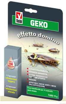 ESCA INSETTICIDA PER BLATTE E SCARAFAGGI IN TUBO GR 15 GEKO VEBI