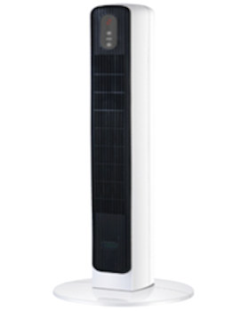 TERMOVENTILATORE A TORRE RESISTENZA CERAMICA 1000W ALTO 88CM MAURER