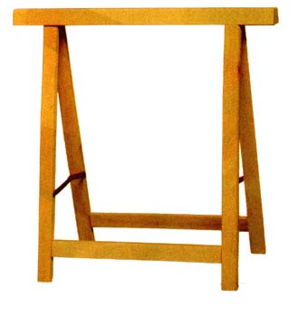 CAVALLETTO PITTORE LEGNO ABETE