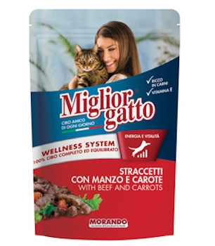 STRACCETTI MORANDO MANZO/CAROTE GR 100 MIGLIOR GATTO UMIDO