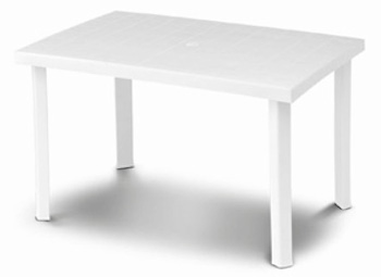 TAVOLO PLA 120X 80 BIANCO CALAF