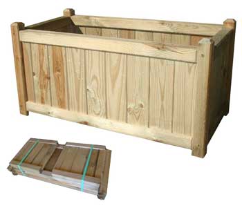 FIORIERA LEGNO 80X 40 PP