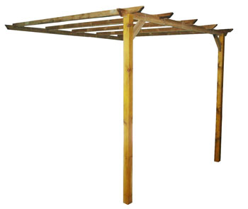 PERGOLA LEGNO APPOGGIO 300X 280X 240H