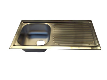 LAVELLO INOX  86X 50DX  1V INCASSO