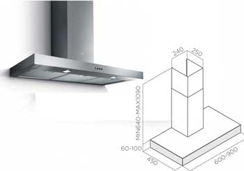 CAPPA SOFIA CM60 INOX