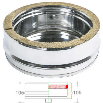 TAPPO INOX DD PARETE X SCARICO CONDENSA 80