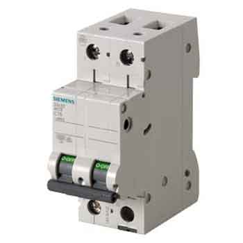 INTERRUTTORE AUTOMATICO 1P+N 10A 220V 2MODULI