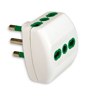 ADATTATORE 2X 15T A 3 PRESE BIPASSO 82180 FANTON