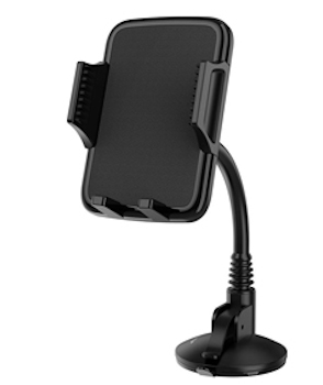 SUPPORTO SMARTPHONE AUTO A VENTOSA INSTALLAZIONE PARABREZZA NERO