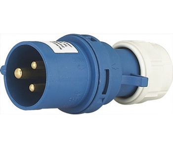 SPINA VOLANTE BLU CEE 220V 2X 16T IP44 MAURER PLUS