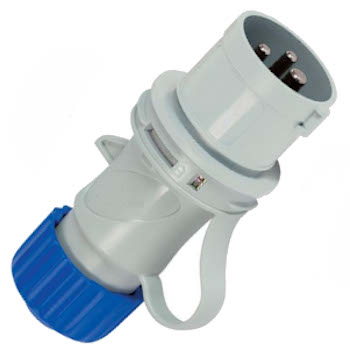 SPINA VOLANTE BLU CEE 220V 2X 16T 6H 70100