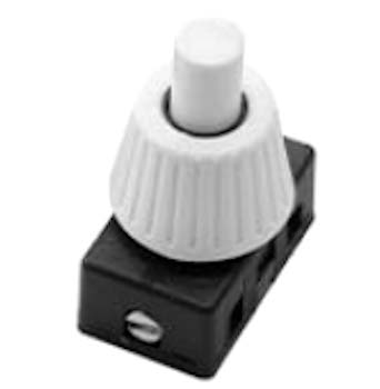 INTERRUTTORE LUMETTI TASTO 10 BIANCO 90