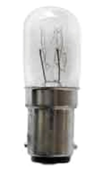 LAMPADA TUBOLARE MACCHINA DA CUCIRE BA15D 220V 15W