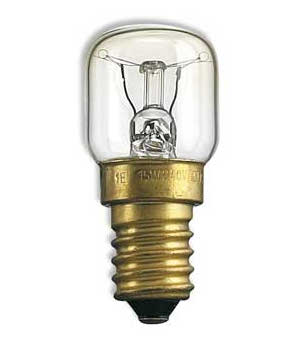 LAMPADA PERA FORNO E14 220/15W MR