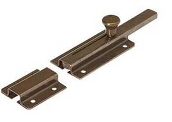 CATENACCIO TRAVERSO PERNO PIATTO IN FERRO BRONZATO 8MM 215 MR