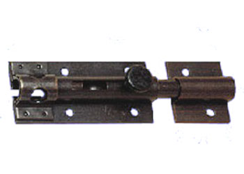 CATENACCIO PORTA LUCCHETTO TONDO IN FERRO BRONZATO 10MM 248 MR