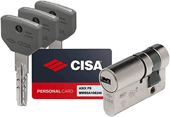 MEZZO CILINDRO EUROPEO ASIX  P8 PRO CHIAVI 2+1 MISURA 30 10MM