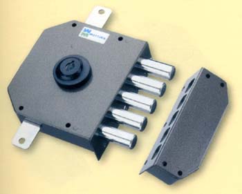 SERRATURA APPLICARE TRIPLICE 4MANDATE POMPA *34 NUDA DX 30620