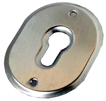MOSTRINA CON VITI A VISTA FORO YALE 70X 90 CROMO SATINATO