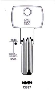 CHIAVE T/CORBIN 6SP EUROPEO CB87