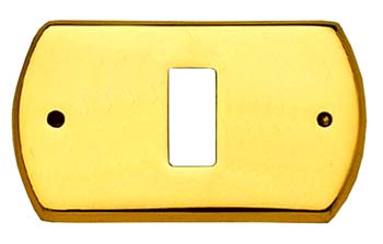 PLACCA 1FORO B/T OLV CLASSIC