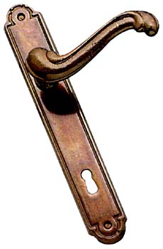 MANIGLIA BAROCCO C/PLACCA OB