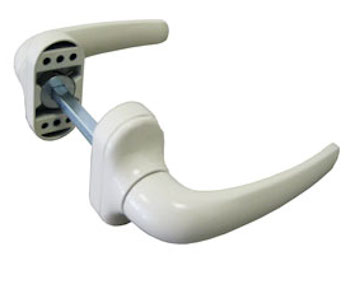 MANIGLIA PER PORTE IN ALLUMINIO COLORE AVORIO RAL 1013