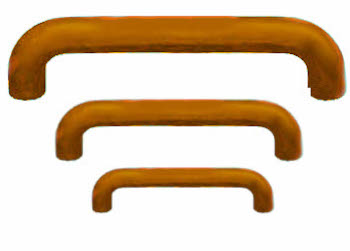 MANIGLIA ARCO NOCE CHIARO 96 4100A