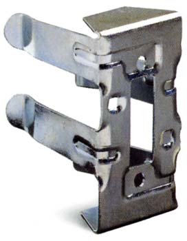 CLIPS ZINCATA X  GAMBA PLASTICA 12 5