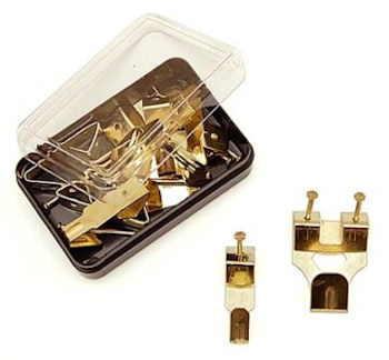 GANCI QUADRI X FERRO OTTONATO N0 PZ10