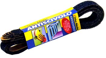 STRISCIA ANTISDRUCCIOLO NERA 1,9X 61CM PZ5