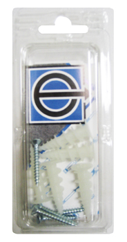 TASSELLO NYLON X  CARTONGESSO *6X 37 CON VITE IN BLISTER DA 5 PZ SIR