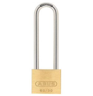 LUCCHETTO OTTONE ARCO EXTRA LUNGO MM 30 ABUS