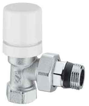 VALVOLA SQUADRO TERMOSTATIZZABILE 3/8 FERRO