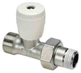 VALVOLA DRITTA NICHEL 3/8R EX PORT