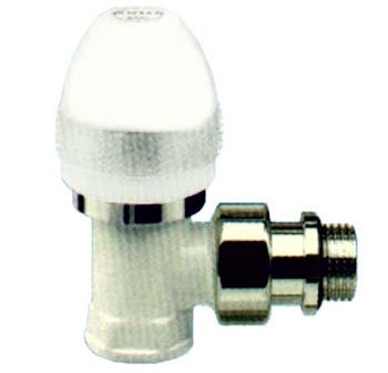 VALVOLA SQUADRO BIANCO/CROMO 1/2F OVUS