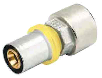 RACCORDO PRESSARE GAS FEMMINA 16X 1/2