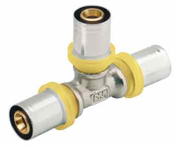 TEE 90 PRESSARE GAS 16X 16X 16