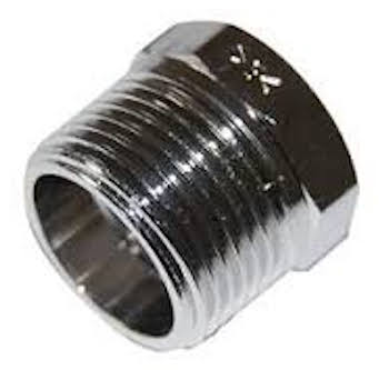 RIDUZIONE OTTONE CROMATO M/F 1/2X 3/8