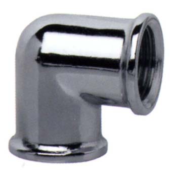 GOMITO OTTONE CROMATO FF 3/8