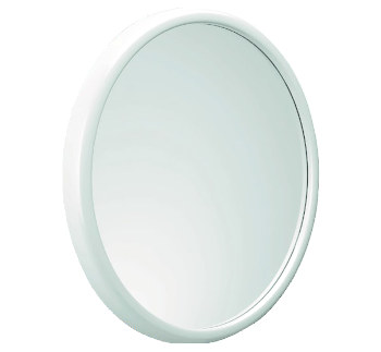 SPECCHIO TONDO 50 CM BIANCO