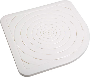 PEDANA DOCCIA IN RESINA TERMOPLASTICA 56X H3X 56 BIANCA