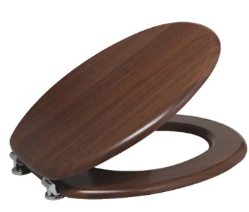 SEDILE WC IN LEGNO UNIVERSALE MOD PEGASO COLOR NOCE