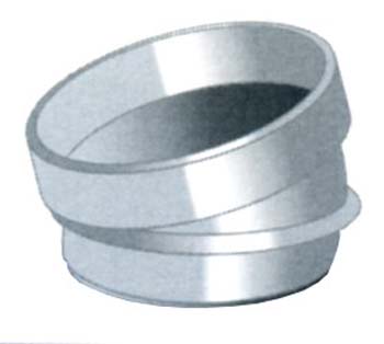 GOMITO A SETTORI PVC 15 MF *10