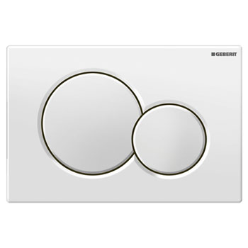 PLACCA GEBERIT SIGMA 01 BIANCA
