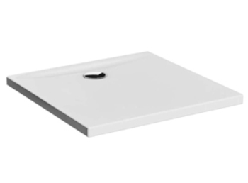 PIATTO DOCCIA CERAMICA BIANCO 80X 80 H 4 SERIE LAGONN VITRA
